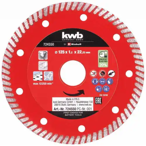Expédition Rapide Disque diamant 125mm – KWB by Einhell