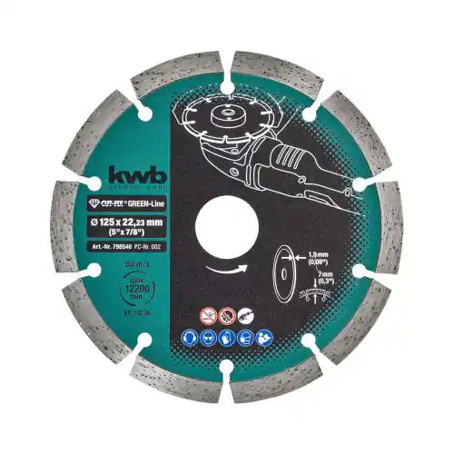Vente Flash Disque diamant Green Line 125mm – KWB by Einhell