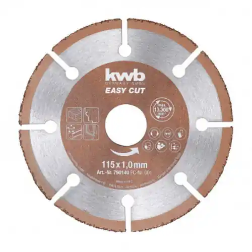 Disque multi-matériaux Easy cut 115mm – KWB by Einhell Meilleure Vente