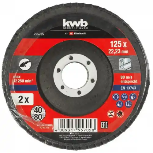 Disques à lamelles 125mm – KWB by Einhell Dernière Chance
