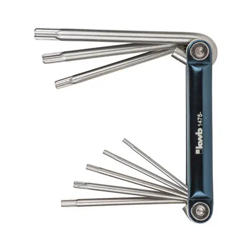 Jeu de 8 clés coudees TORX percées – KWB by Einhell Must-Have