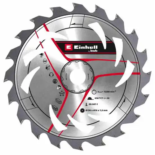 Lame circulaire 150x16mm,20dts – KWB by Einhell Certifié