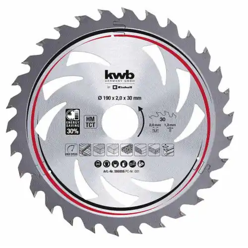 Lame de scie circulaire 190×30 mm – KWB by Einhell Marque