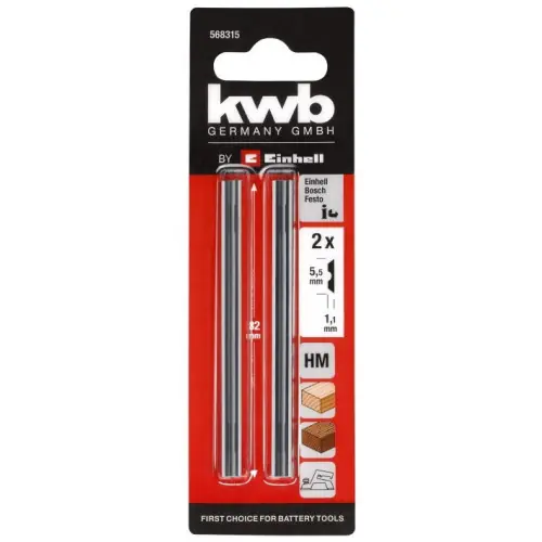 Lames pour rabot 82 mm – KWB by Einhell Promotion Saisonnière