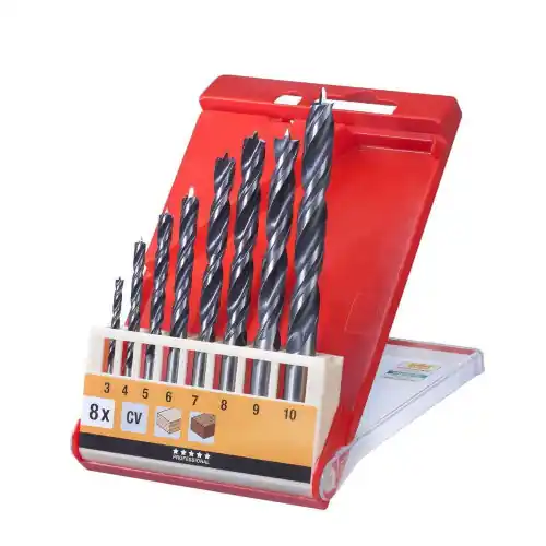 Lot de mèches à bois 3-10mm, 8 pièces - KWB by Einhell Acheter Direct