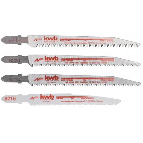 Set de 4 lames de scie sauteuse Jigsaw-bl. – KWB by Einhell Super Prix