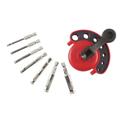 Soldes Set de scies trépans diamant – 7 pièces – KWB by Einhell
