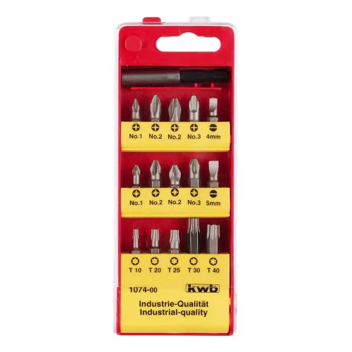 Cassette combi 16 embouts + porte embouts magnétique – KWB Affaire À Saisir