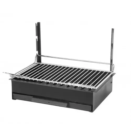 Barbecue Charbon Original Vulcain 48 x 28 cm - Acier - LE MARQUIER Pas Cher