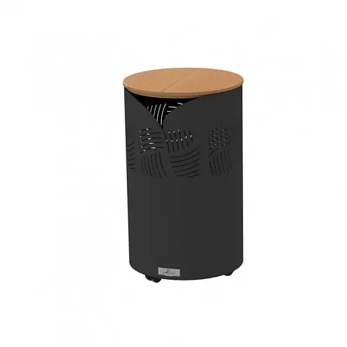 Offre Exclusive Coffre à granulés - Essentiel rond avec couvercle en bambou - Origine France - LE MARQUIER