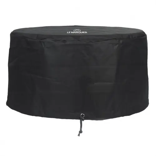 Housse pour brasero Original noir – Polyester enduit PVC – L66 x P66 x H36 cm – LE MARQUIER Jusqu&rsquo;à Épuisement Des Stocks