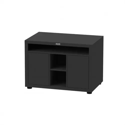 Meuble cuisson XL noir - 110 x 70 cm - Portes push pull - Origine France Garantie - LE MARQUIER Dernier Modèle