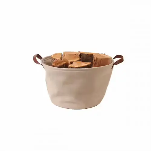 Panier à bûches - Teahupo - sable - LE MARQUIER Petit Prix