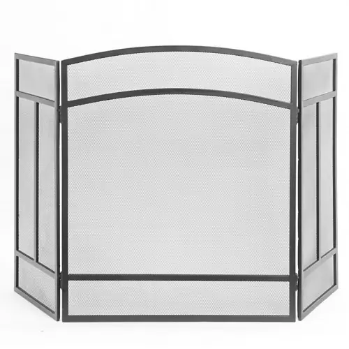 Bon Marché Pare-feu - Leihoa - L.120(30-60-30)xH.74 cm - spécial poêle - LE MARQUIER