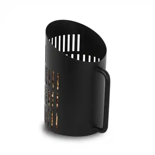 Nouveauté Pelle à granulés - ronde - noire - 12 cm - LE MARQUIER