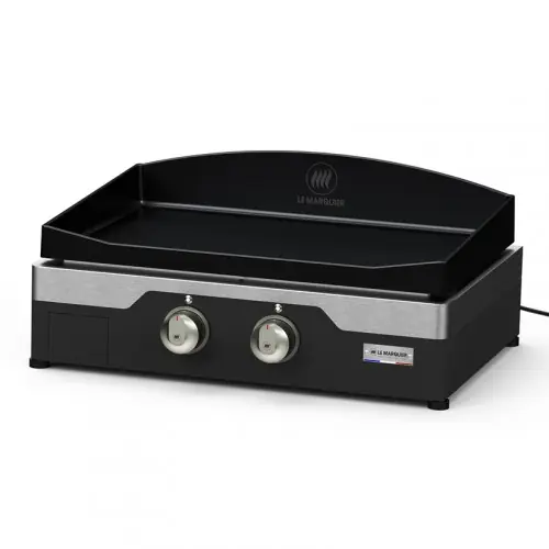 Plancha électrique Signature Allure 260 DUO – 2 zones de cuisson – pieds reglables – LE MARQUIER Paiement Sécurisé
