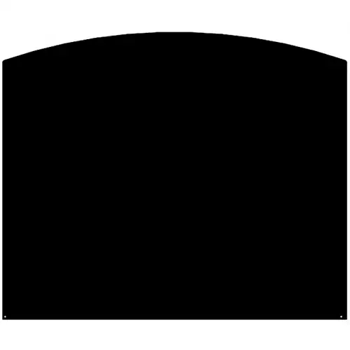 Plaque de sol - Demi-ronde noire - L.120xH.100 cm - Origine France - LE MARQUIER Meilleur Prix
