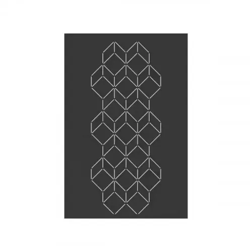 Plaque murale - Arty noire - L.80xH.120 cm - Origine France - LE MARQUIER Produit De Marque
