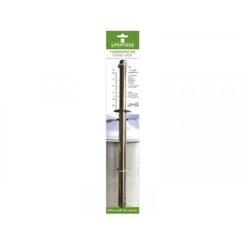 Commander Maintenant Thermomètre gaine acier inox cale carton – LE PRATIQUE