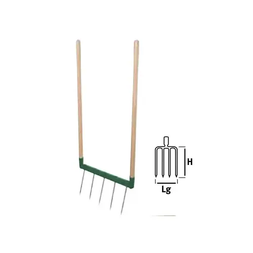 Biogrif NaturOvert 5 dents interchangeables – manches bois certifié PEFC 100% – Leborgne Haute Qualité