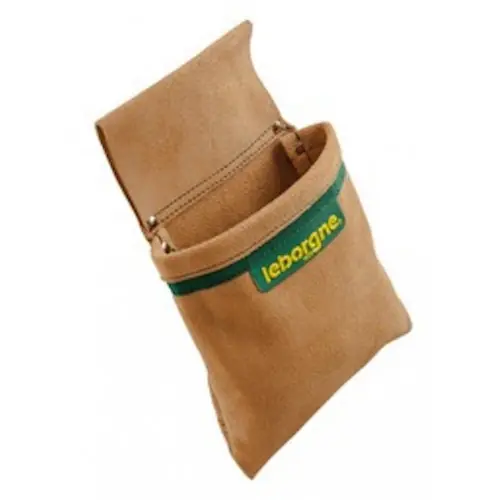 Monopoche en croûte de cuir 150 mm - rangement d’outils avec fixation Rapid’fix - Leborgne Nouveauté