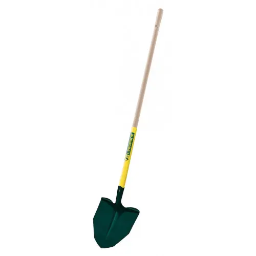 Promotion Saisonnière Pelle Batipro manche bois PEFC 130 cm – fer 28,6 cm pour terrassement et bâtiment – Leborgne
