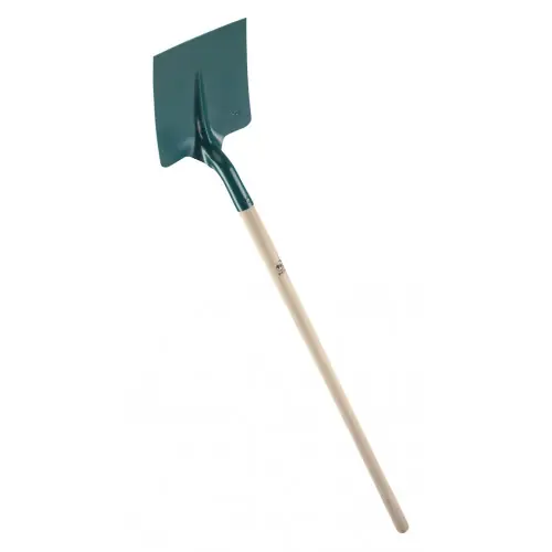 Satisfait Ou Remboursé Pelle carrée tôle 25 cm manche bois PEFC 110 cm - hauteur 29 cm largeur 29 cm - Leborgne