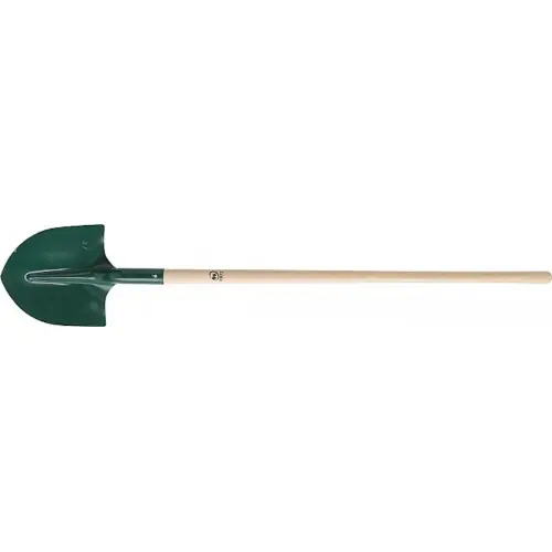 Prix Promo Pelle ronde tôle 25 cm manche bois - travaux de terrassement et jardin - Leborgne
