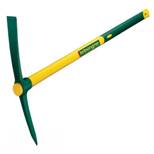 Offre Limitée Pioche de terrassier douille ronde 2 kg - manche Novamax - Leborgne