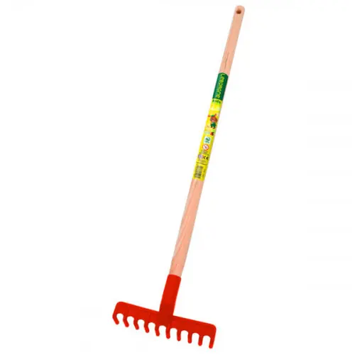 Certifié Râteau Plastique Enfant – manche bois certifié PEFC 100% – Leborgne