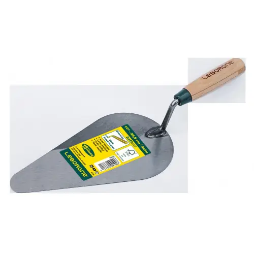 Meilleur Prix Truelle américaine Batipro 10 cm manche bois - lame souple en acier trempé - Leborgne