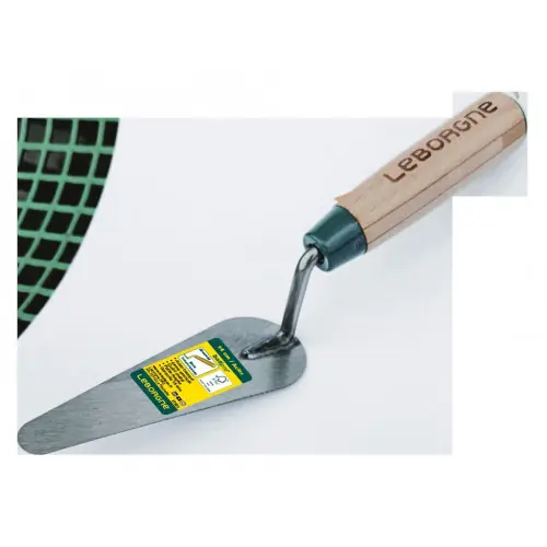 Acheter En Ligne Truelle langue de chat Batipro 16 cm manche bois – lame souple en acier trempé – Leborgne