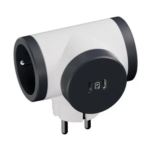 Seulement Aujourd'hui Biplite avec 2 USB-C, noir LEGRAND - LEGRAND