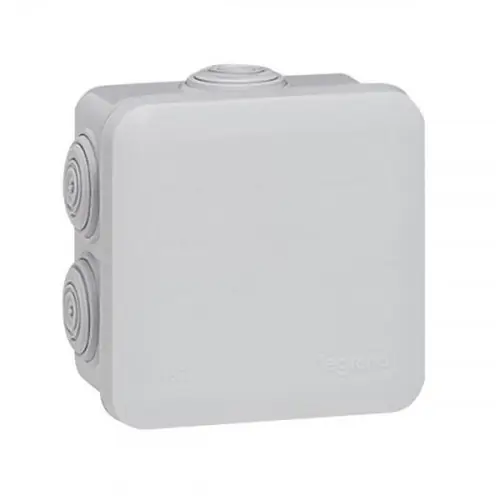 Boîte de dérivation IP55 80x80x45 mm gris - LEGRAND Livraison Express