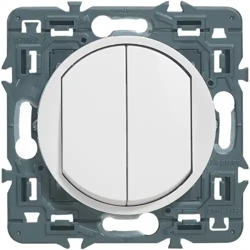 Meilleur Choix Celiane double poussoir blanc mécanisme - LEGRAND