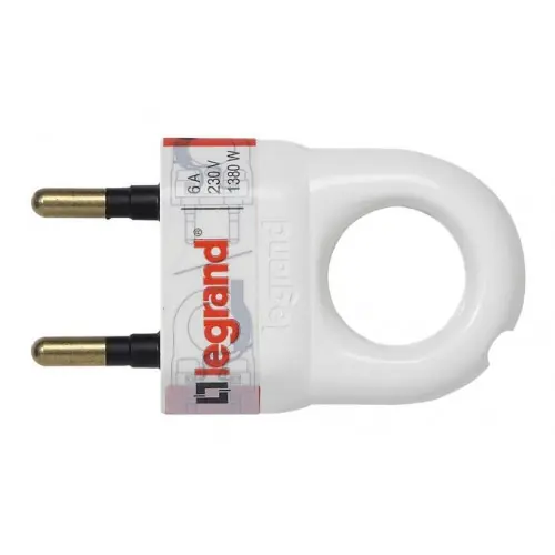 Fiche plastique d‘extraction sans terre 6A - Femelle - LEGRAND Certifié