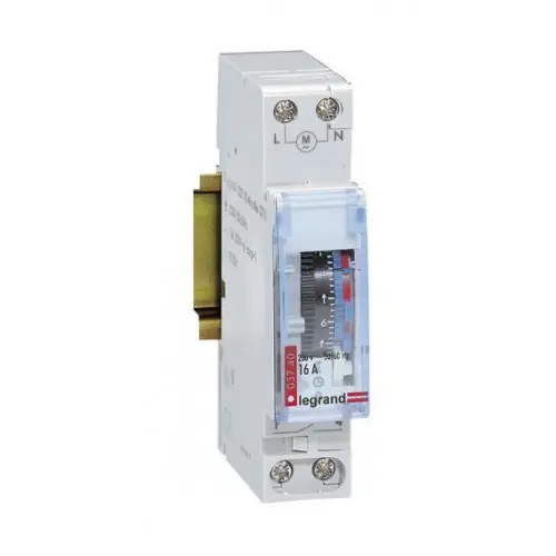 Inter horaire analogique manuel 1 module legrand 412790 - LEGRAND Livraison Express