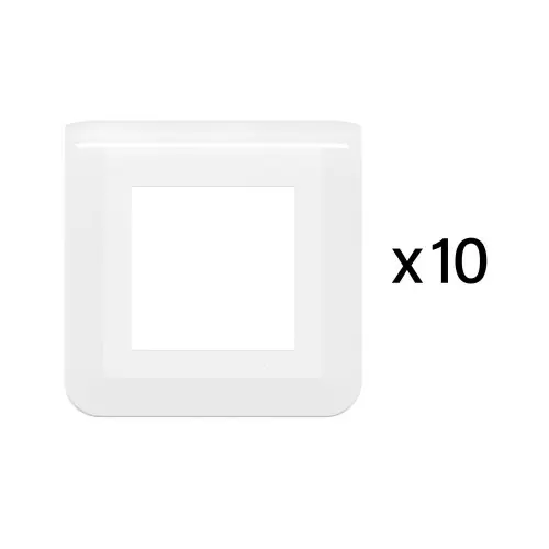 Lot de 10 plaques Mosaic, LEGRAND, blanc - LEGRAND Authentique