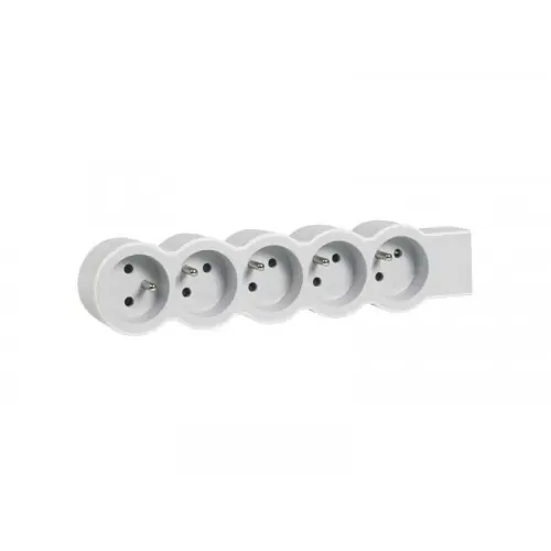 Retour Gratuit Multiprise À Câbler Compact, 5 Prises Blanc – LEGRAND