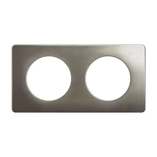 Plaque 2p celiane acier satine - LEGRAND Achat Immédiat