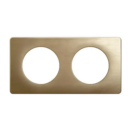 Soldes Plaque 2p celiane bronze - LEGRAND