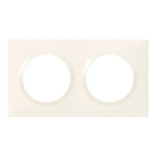 Plaque double Dooxie, LEGRAND, blanc - LEGRAND Quantité Limitée