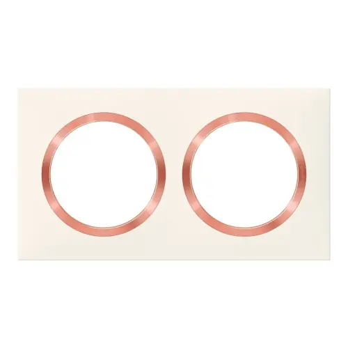 Plaque double Dooxie, LEGRAND, blanc rose – LEGRAND Bon Marché
