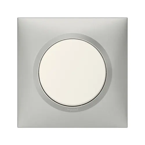 Plaque simple Dooxie, LEGRAND, aluminium – LEGRAND Retour Gratuit