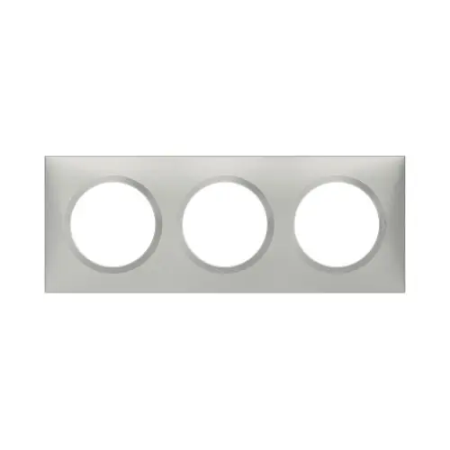 Plaque triple Dooxie, LEGRAND, aluminium – LEGRAND Retour Gratuit