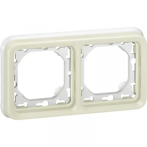 Plexo support 2 postes horizontal composable blanc – LEGRAND Remise