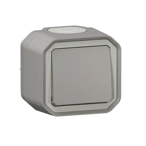 Poussoir étanche prêt à poser, LEGRAND Plexo, gris – LEGRAND Meilleur Prix