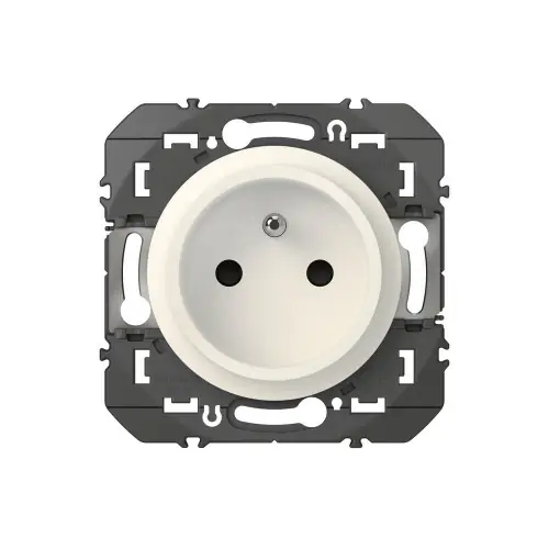 Offre Du Jour Prise avec terre spéciale rénovation à assembler Dooxie, LEGRAND blanc - LEGRAND
