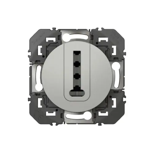 Prise téléphone Dooxie, LEGRAND, aluminium - LEGRAND Promotion Saisonnière