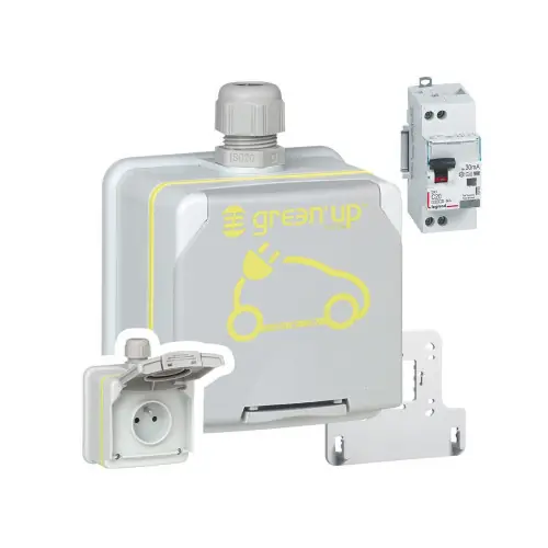 Pas Cher Prise voiture électrique Green‘Up + kit Green‘Up Access – LEGRAND
